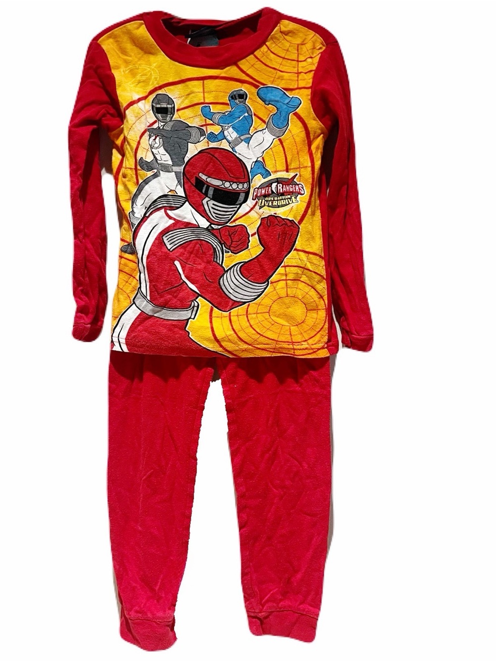 Power rangers vintage Y2K pajamas operation overdrive
